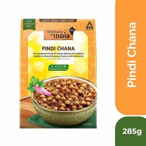 ITC PINDI CHANA READY TO EAT, 285 Gm, Packaging Type: Packet view 2