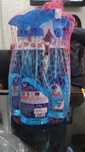 Trigger Spray Blue Colin Glass Cleaner 500 ML 3pcs, Packaging Type: Bottle view 2