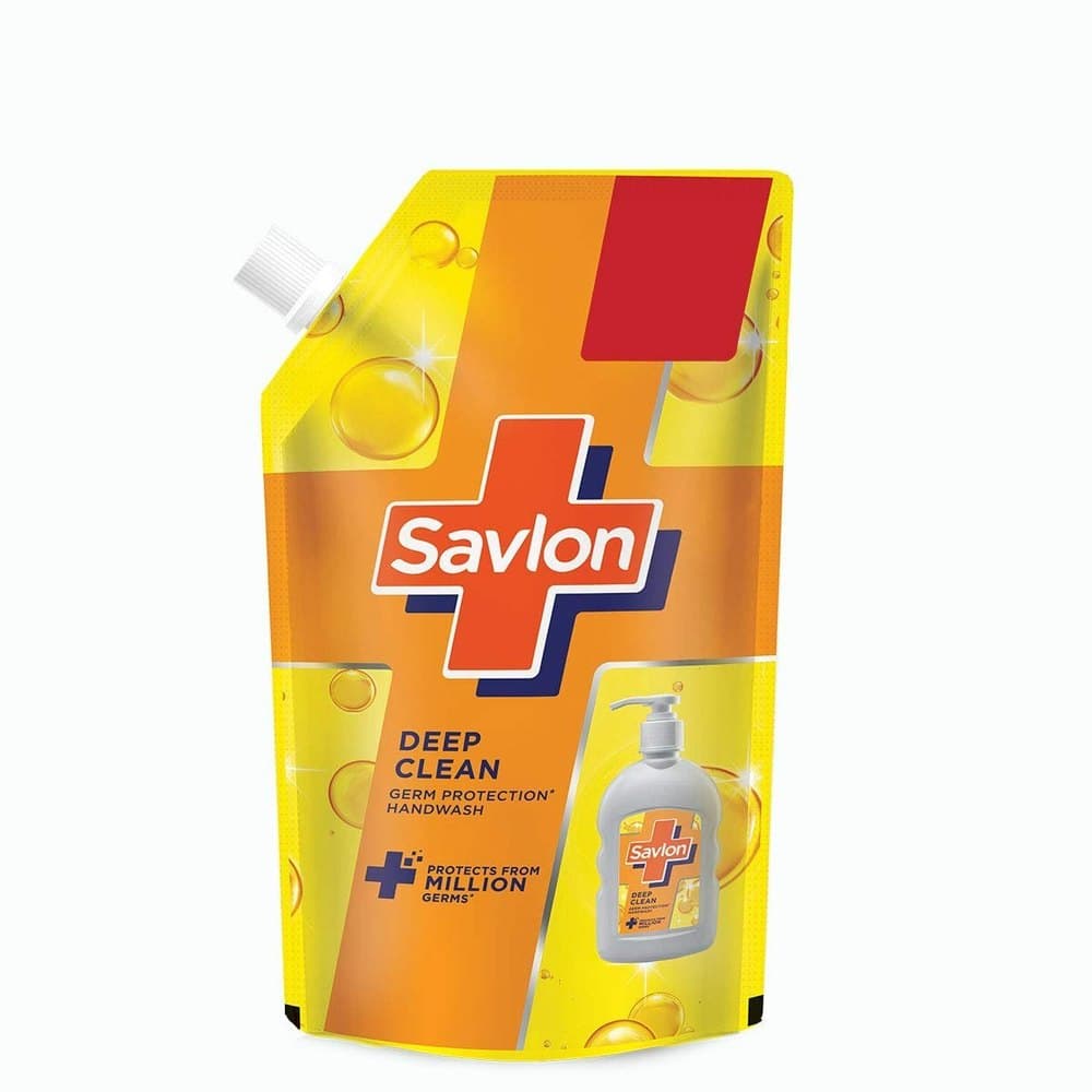 Liquid Savlon Deep Clean Refill Hand Wash 675 ml, Pouch, Packaging Size: 725ml