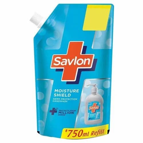Liquid Savlon Moisture Shield Refill Hand Wash 675 Ml, Pouch view 3