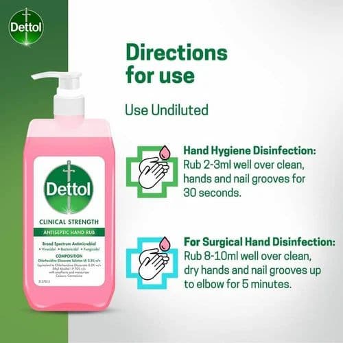 Dettol Hospital Sanitizer 500 ML view 4