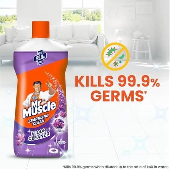 MR MUSCLE FLOOR CLEANER LAVENDER 1000 ML view 2